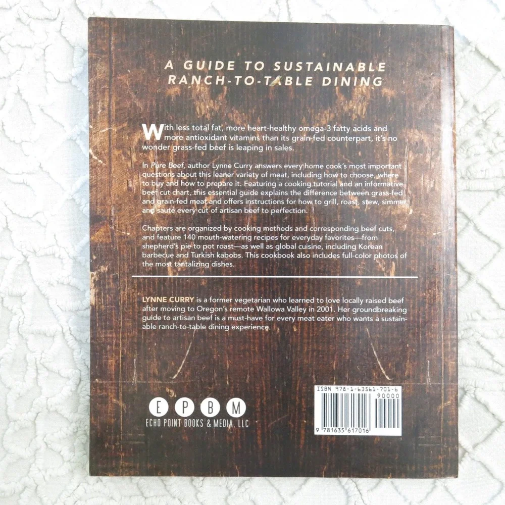 Pure Beef Artisan Meat Cookbook Recipes Every Cut Lynne Curry Paperback 2017